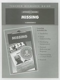 Cover: Missing Teacher Resource Guide - Saddleback Educational Publishing, Inc.