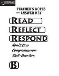 Enlarge image Cover: Nonfiction Comprehension Skill-Boosters Teacher's Notes and Answer Key - Saddleback Educational Publishing, Inc.
