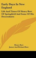 Cover: Early Days in New England - Kessinger Publishing