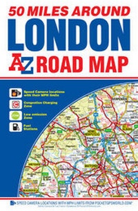 Abbildung von: 50 Miles Around London Road Map - Geographers' A-Z Map Co Ltd