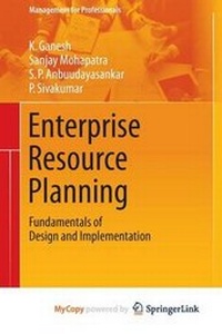 Enlarge image Cover: Enterprise Resource Planning - Springer