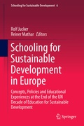 Cover: Schooling for Sustainable Development in Europe - Springer