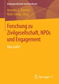 Cover: Forschung zu Zivilgesellschaft, NPOs und Engagement - Springer VS