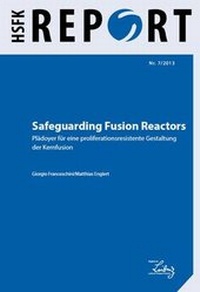 Enlarge image Cover: Safeguarding Fusion Reactors - PRIF - Leibniz-Institut für Friedens- und Konfliktforschung
