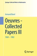 Cover: Oeuvres - Collected Papers III - Springer