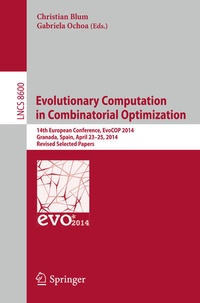 Enlarge image Cover: Evolutionary Computation in Combinatorial Optimization - Springer