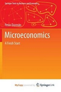 Enlarge image Cover: Microeconomics - Springer