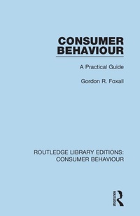 Bild vergrößern Bild: Consumer Behaviour (RLE Consumer Behaviour) - Routledge