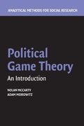 Cover: Political Game Theory - Cambridge University Press