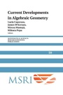 Cover: Current Developments in Algebraic Geometry - Cambridge University Press