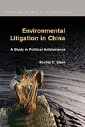 Bild: Environmental Litigation in China - Cambridge University Press