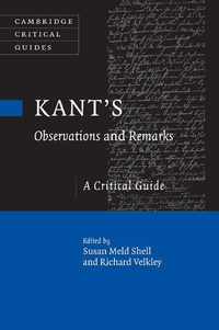 Enlarge image Cover: Kant's Observations and Remarks - Cambridge University Press