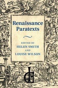 Enlarge image Cover: Renaissance Paratexts - Cambridge University Press