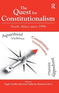 Cover: The Quest for Constitutionalism - Routledge