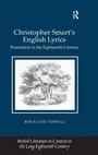 Cover: Christopher Smart's English Lyrics - Routledge