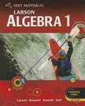 Cover: Holt McDougal Larson Algebra 1 - Holt McDougal