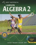 Cover: Holt McDougal Larson Algebra 2 - Holt McDougal