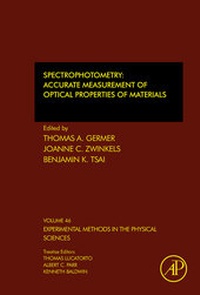 Abbildung von: Spectrophotometry - Academic Press