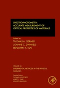 Cover: Spectrophotometry - Academic Press