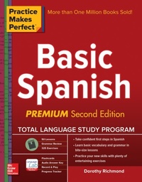 Enlarge image Cover: Practice Makes Perfect Basic Spanish, Second Edition - McGraw-Hill Education