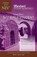 Cover: NIV(R) Bible Student Large Print--Spring 2015 - Standard Publishing Company