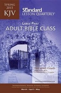 Cover: KJV Adult Bible Class Large Print--Spring 2015 - Standard Publishing Company