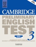Cover: Cambridge Preliminary English Test 3 Student's Book with answers - Cambridge University Press