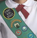 Cover: First Girl Scout - Clarion Books