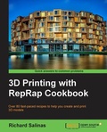 Cover: 3D printing with RepRap Cookbook - Packt Publishing