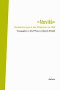 Cover: &raquo;Novit&agrave;&laquo; - Diaphanes