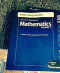 Cover: Problem Solving Workbook Grade 7 - Holt McDougal