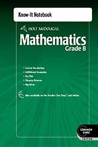 Enlarge image Cover: Know-It Notebook Grade 8 - Holt McDougal