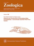 Cover: Anatomy and Fine Structure of Brevipalpus Mites (Tenuipalpidae) - Economically Important Plant-Virus Vectors - Schweizerbart'sche, E.