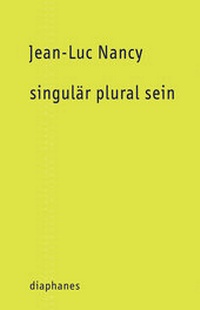 Enlarge image Cover: singulär plural sein - diaphanes