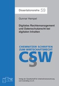 Cover: Digitales Rechtemanagement und Datenschutzrecht bei digitalen Inhalten - GUC Gesellschaft f. Unternehmensrechnung u. Controlling