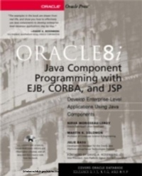 Abbildung von: Oracle8i Java Component Programming With EJB, CORBA AND JSP - McGraw-Hill