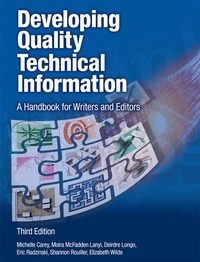 Enlarge image Cover: Developing Quality Technical Information - IBM Press