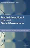 Cover: Private International Law and Global Governance - Oxford University Press