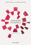 Cover: Uniform Evidence - OUP Australia and New Zealand