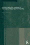 Cover: Breakdown and Change of Private Interest Governments - Routledge