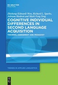 Cover: Cognitive Individual Differences in Second Language Acquisition - De Gruyter Mouton