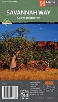 Abbildung von: Savannah Way - Cairns to Broome Map - Hema Maps Pty.Ltd