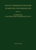 Cover: Schriften zur Biblischen Hermeneutik II - De Gruyter