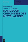 Cover: Handbuch Chroniken des Mittelalters - De Gruyter