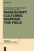 Cover: Manuscript Cultures: Mapping the Field - De Gruyter