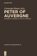 Cover: Peter of Auvergne - De Gruyter