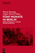 Cover: F&uuml;nf Monate in Berlin - De Gruyter Oldenbourg