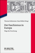 Cover: Der Faschismus in Europa - De Gruyter