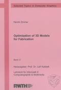 Cover: Optimization of 3D Models for Fabrication - Shaker