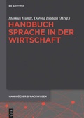 Cover: Handbuch Sprache in der Wirtschaft - De Gruyter